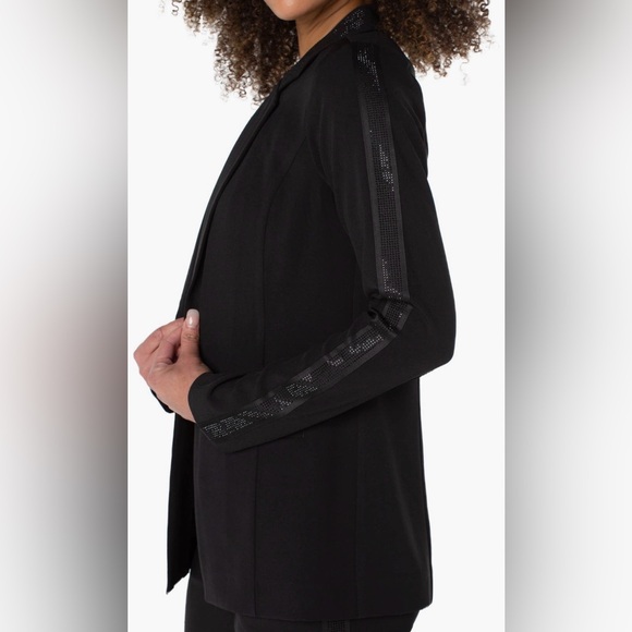 Liverpool Jackets & Blazers - NWT Liverpool Los Angeles Embellished Boyfriend Blazer - Black - XS